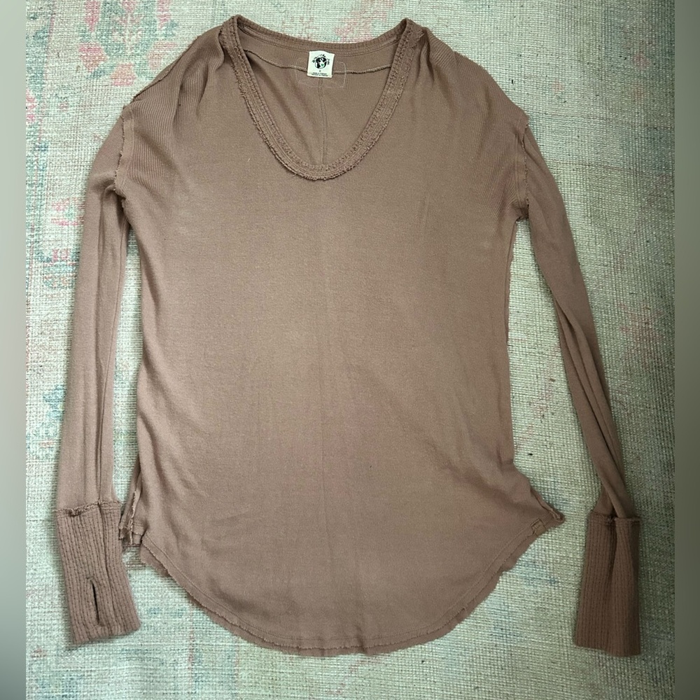 Free People long sleeve layering top